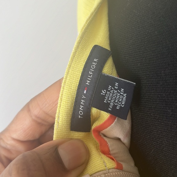 TOMMY HILFIGER Multicolour Linen Shift Dress - Picture 5 of 5